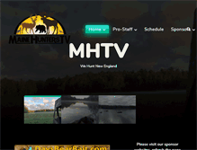 Tablet Screenshot of mainehunterstv.com